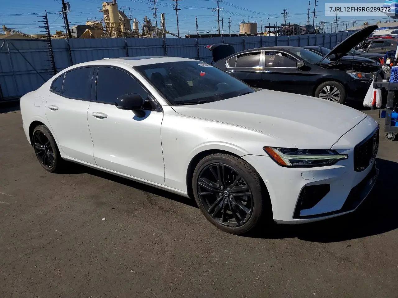 2024 Volvo S60 Plus VIN: 7JRL12FH9RG289372 Lot: 57564076