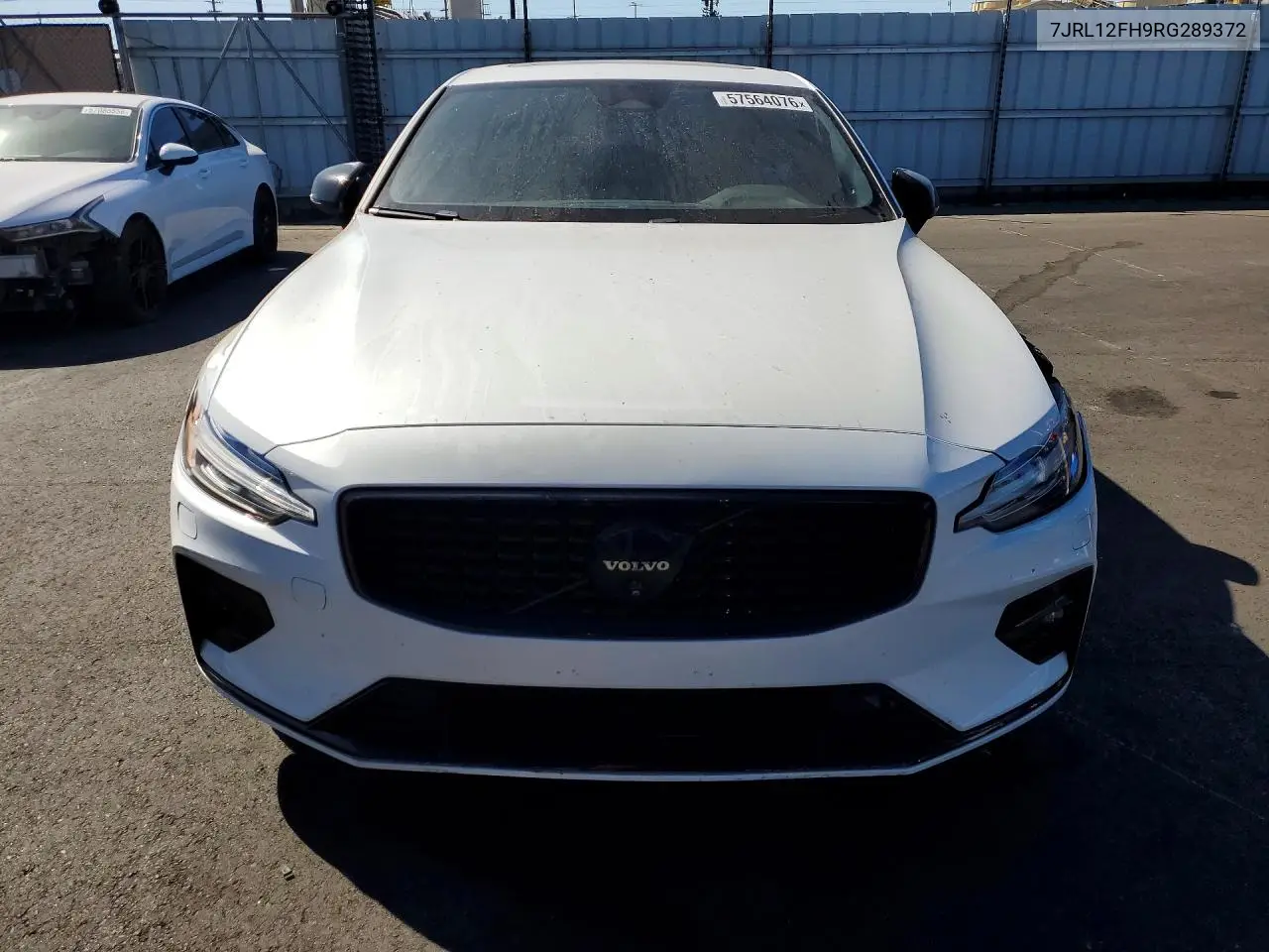 2024 Volvo S60 Plus VIN: 7JRL12FH9RG289372 Lot: 57564076