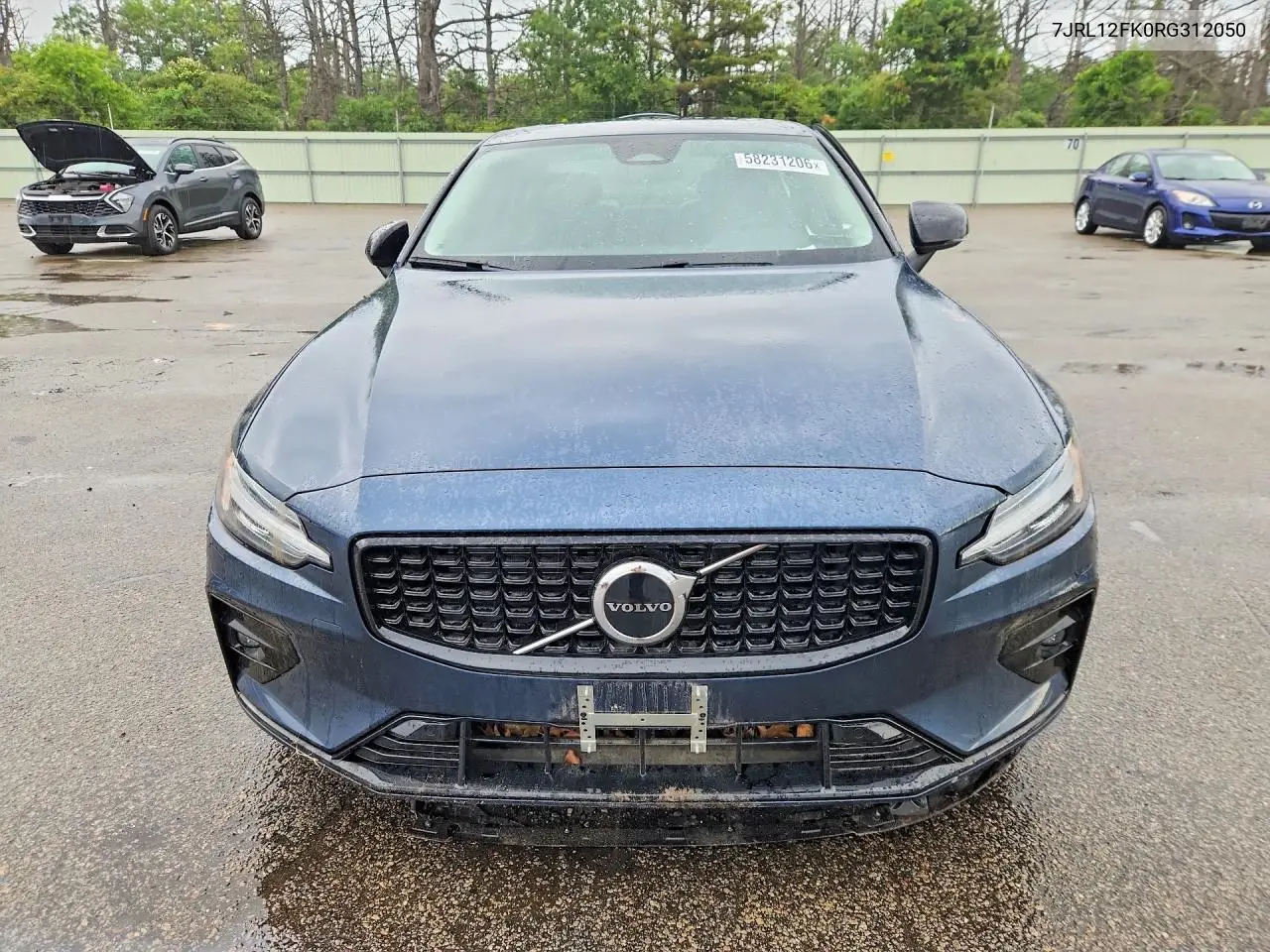 2024 Volvo S60 Core VIN: 7JRL12FK0RG312050 Lot: 58231206