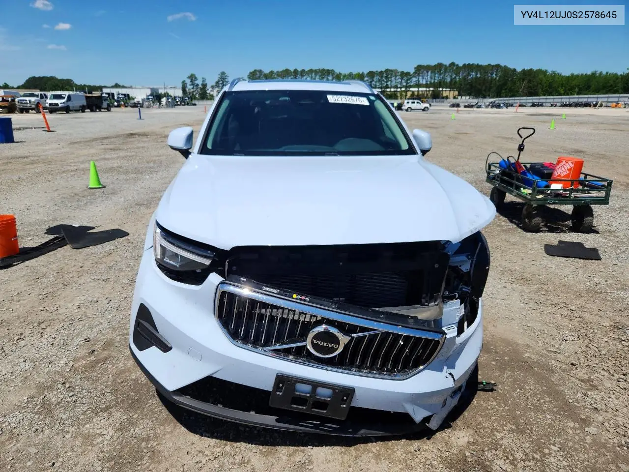 2025 Volvo Xc40 Core VIN: YV4L12UJ0S2578645 Lot: 52232676