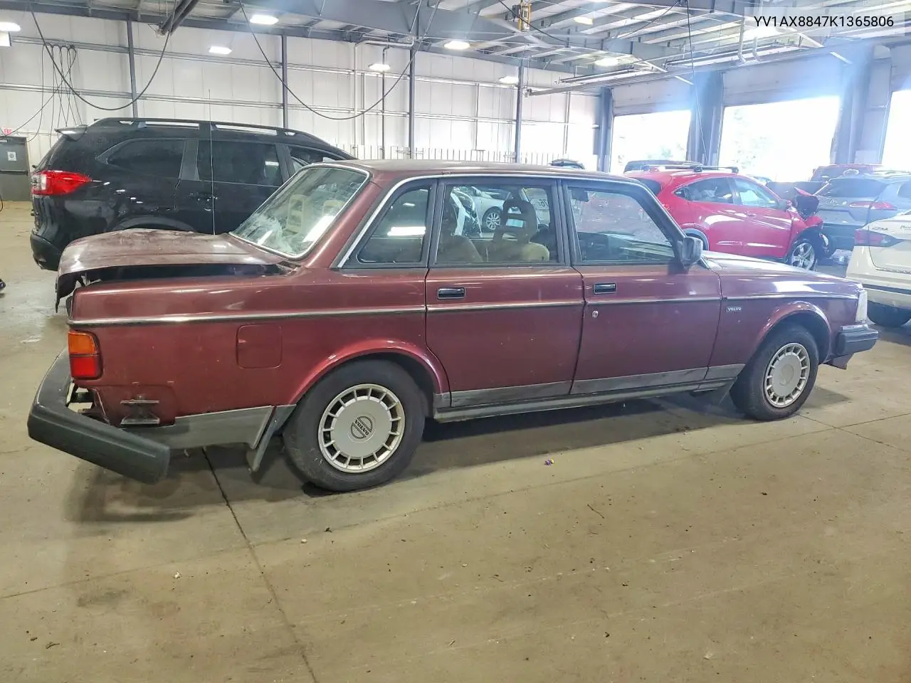 1989 Volvo 244 Dl/Gl VIN: YV1AX8847K1365806 Lot: 61136976