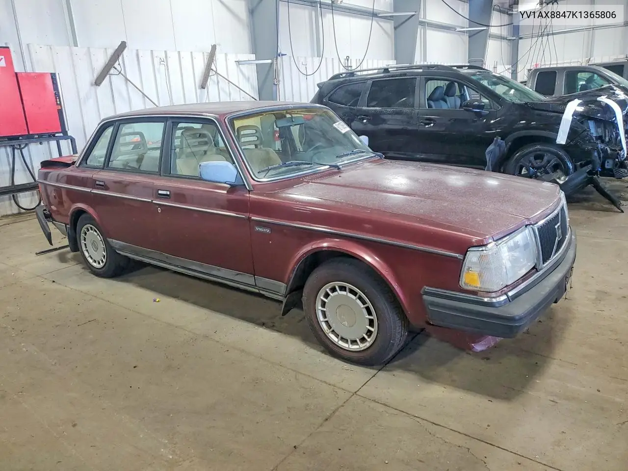 1989 Volvo 244 Dl/Gl VIN: YV1AX8847K1365806 Lot: 61136976
