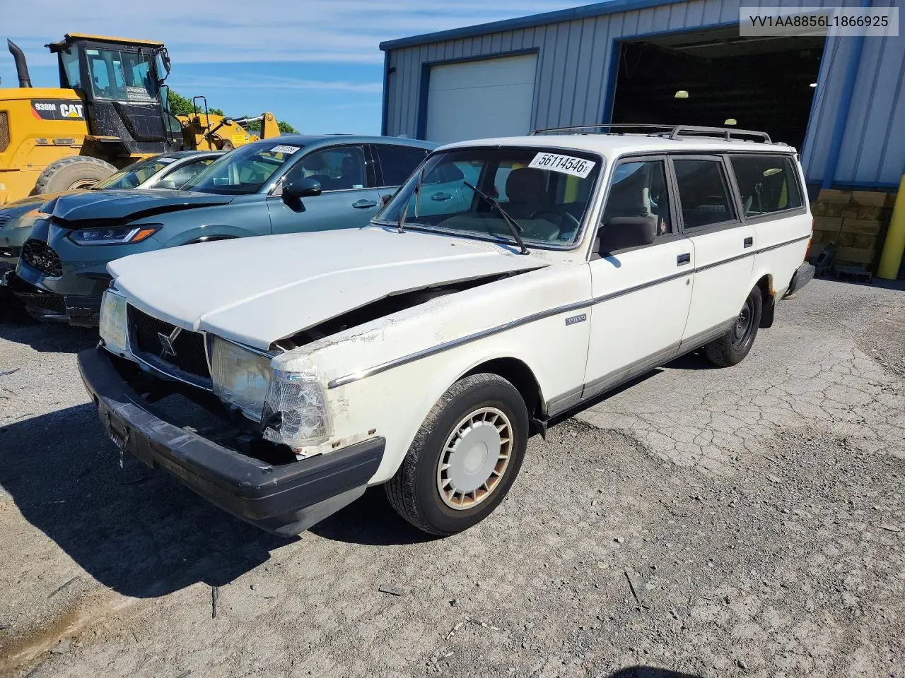 1990 Volvo 240 Base VIN: YV1AA8856L1866925 Lot: 56114546