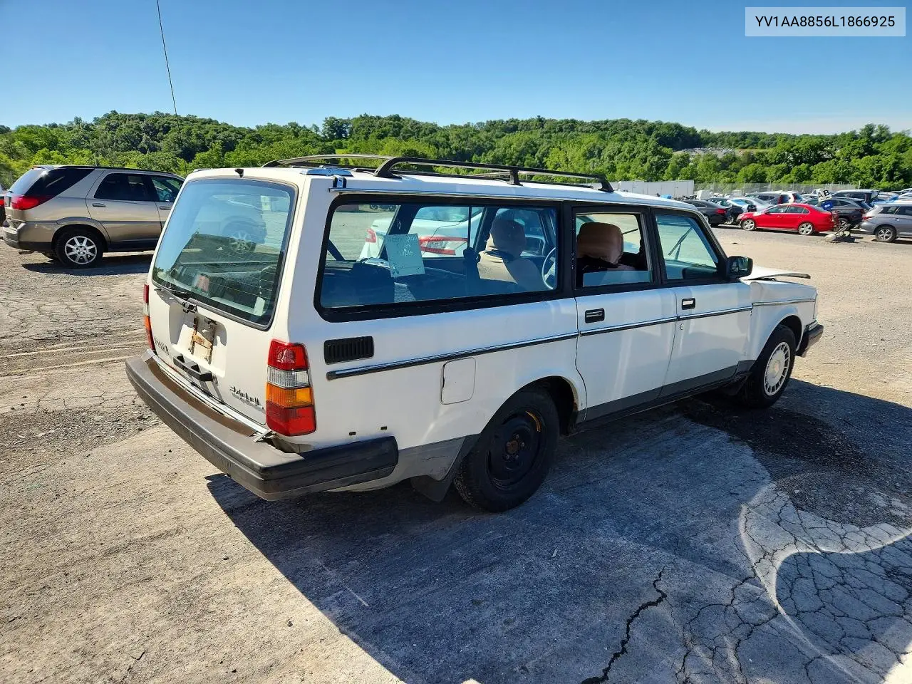 1990 Volvo 240 Base VIN: YV1AA8856L1866925 Lot: 56114546