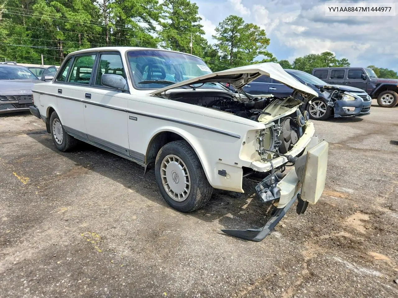 1991 Volvo 240 VIN: YV1AA8847M1444977 Lot: 58108486