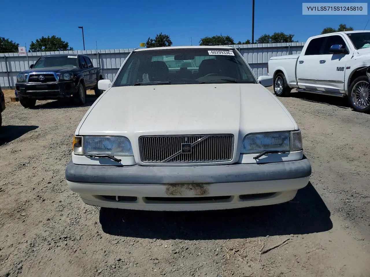 1995 Volvo 850 VIN: YV1LS5715S1245810 Lot: 60209336