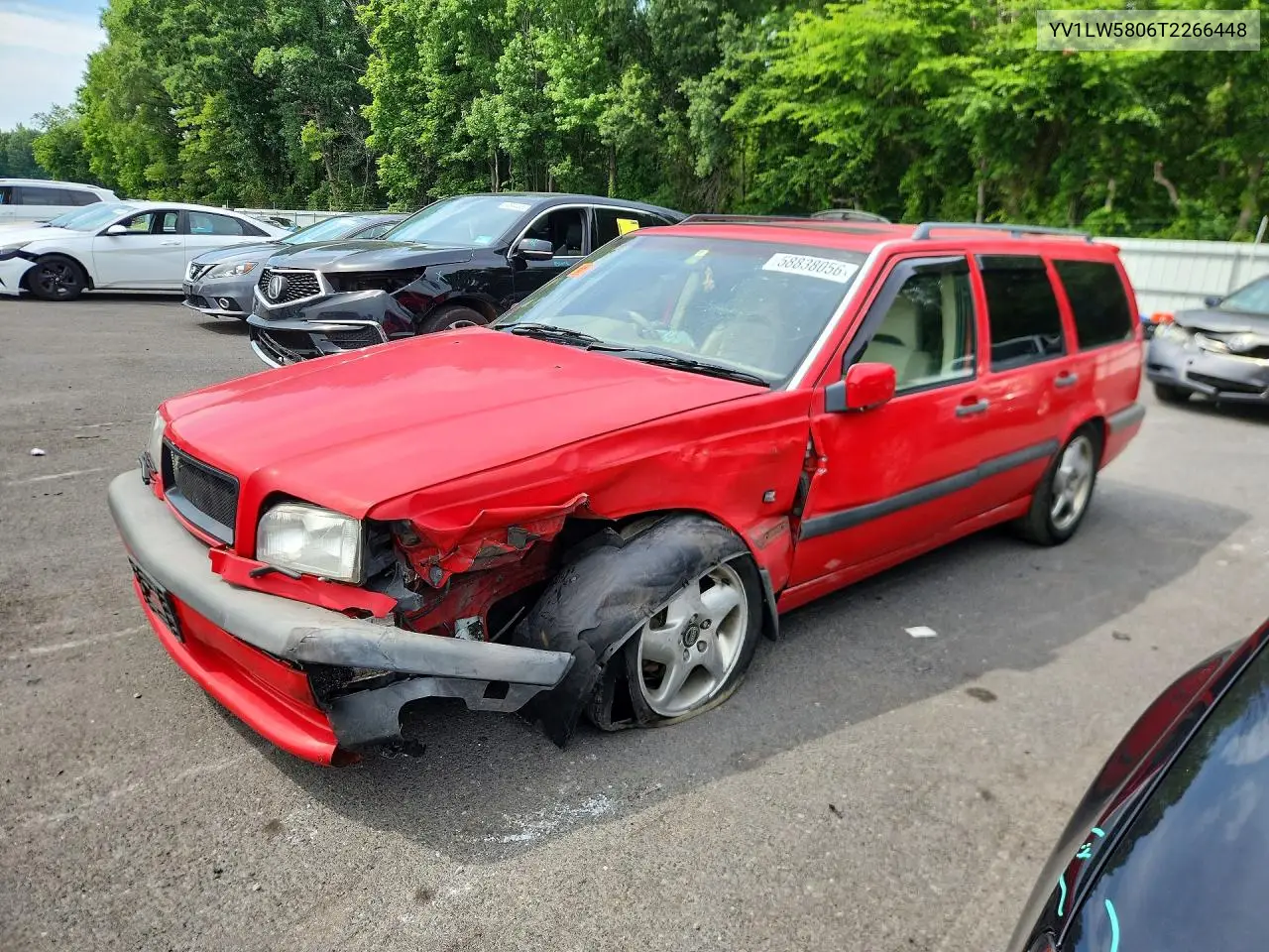 1996 Volvo 850 Series VIN: YV1LW5806T2266448 Lot: 58838056