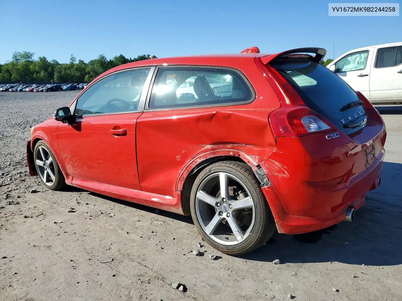 2011 Volvo C30 T5 VIN: YV1672MK9B2244258 Lot: 55885896