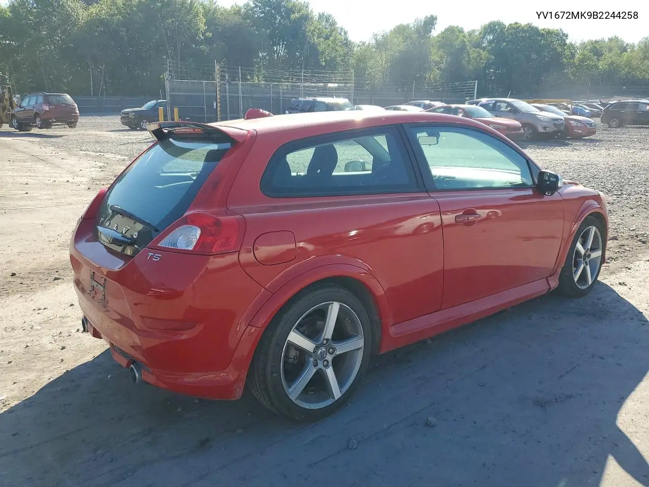 2011 Volvo C30 T5 VIN: YV1672MK9B2244258 Lot: 55885896