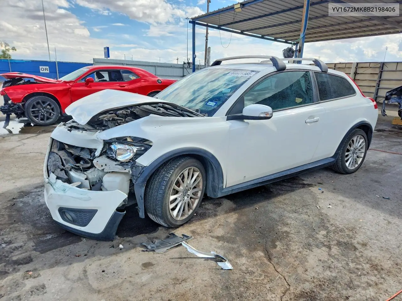2011 Volvo C30 T5 VIN: YV1672MK8B2198406 Lot: 60829366