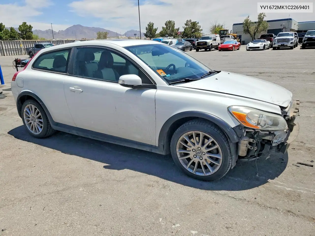 2012 Volvo C30 T5 VIN: YV1672MK1C2269401 Lot: 55441006