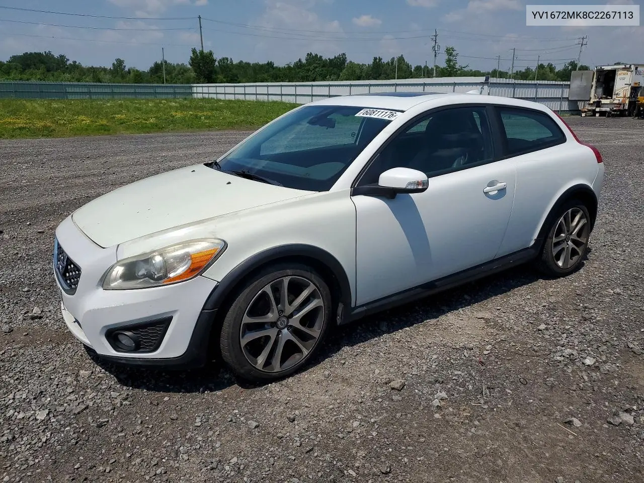 2012 Volvo C30 T5 VIN: YV1672MK8C2267113 Lot: 60811176
