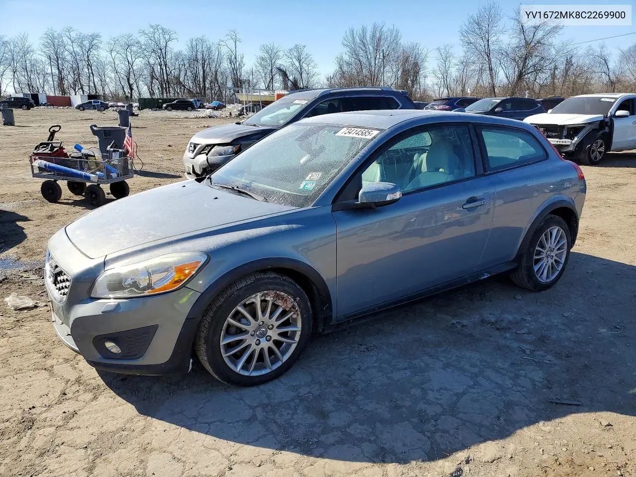 2012 Volvo C30 T5 VIN: YV1672MK8C2269900 Lot: 73414585