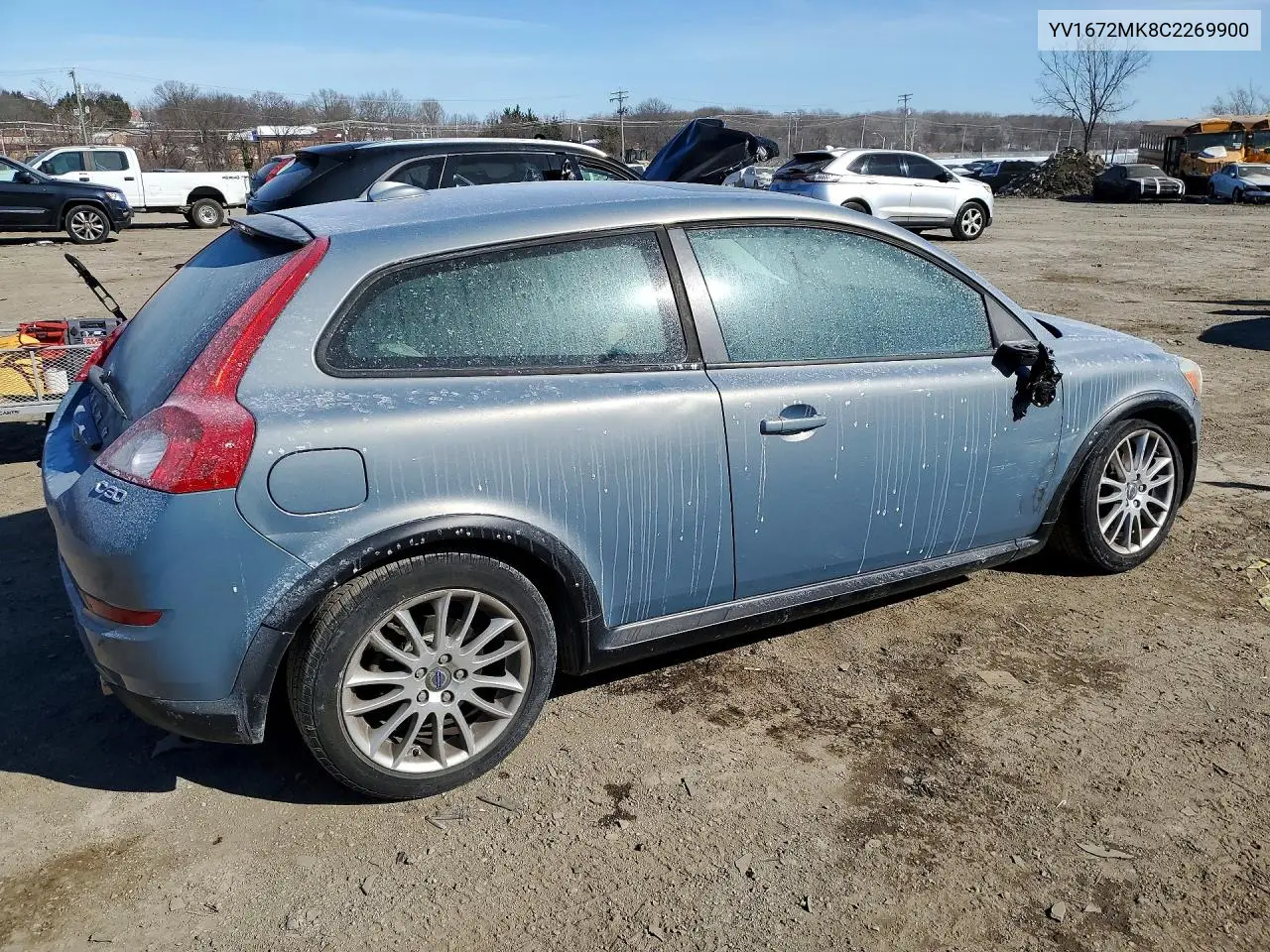 2012 Volvo C30 T5 VIN: YV1672MK8C2269900 Lot: 73414585