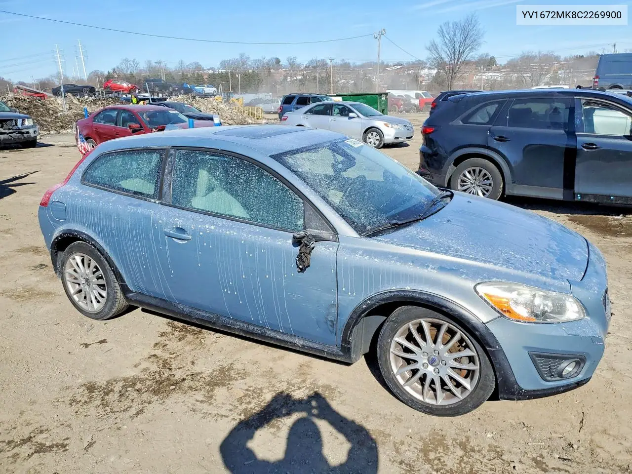 2012 Volvo C30 T5 VIN: YV1672MK8C2269900 Lot: 73414585