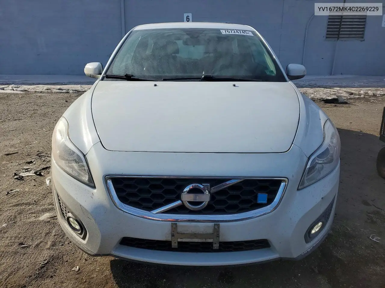 2012 Volvo C30 T5 VIN: YV1672MK4C2269229 Lot: 76724745