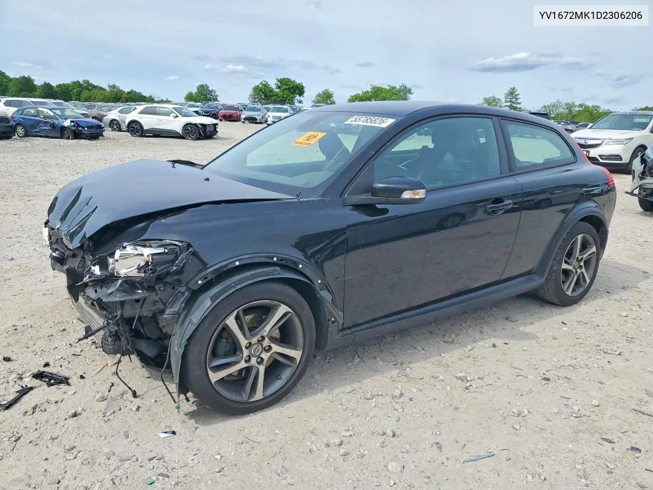 2013 Volvo C30 T5 VIN: YV1672MK1D2306206 Lot: 55785826