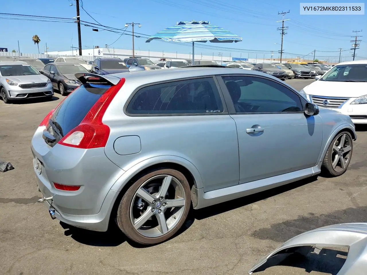 2013 Volvo C30 T5 VIN: YV1672MK8D2311533 Lot: 61054206