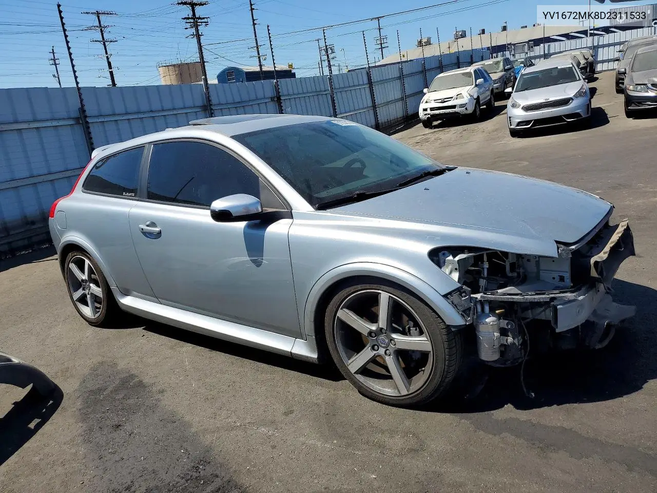 2013 Volvo C30 T5 VIN: YV1672MK8D2311533 Lot: 61054206