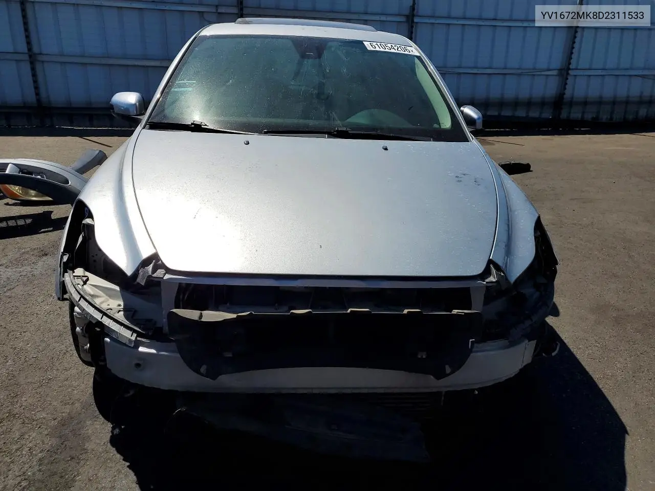 2013 Volvo C30 T5 VIN: YV1672MK8D2311533 Lot: 61054206