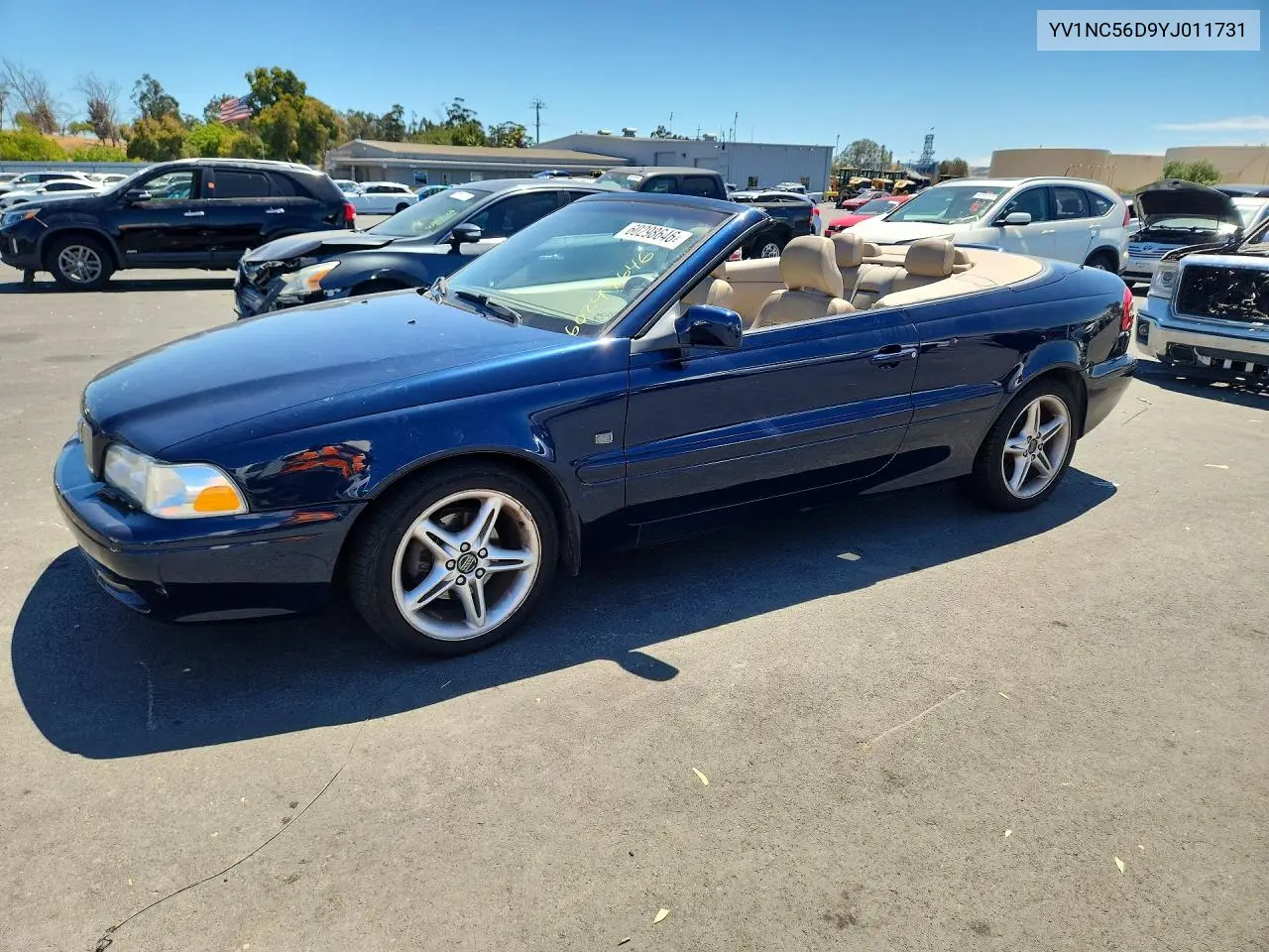 2000 Volvo C70 Turbo VIN: YV1NC56D9YJ011731 Lot: 60298646