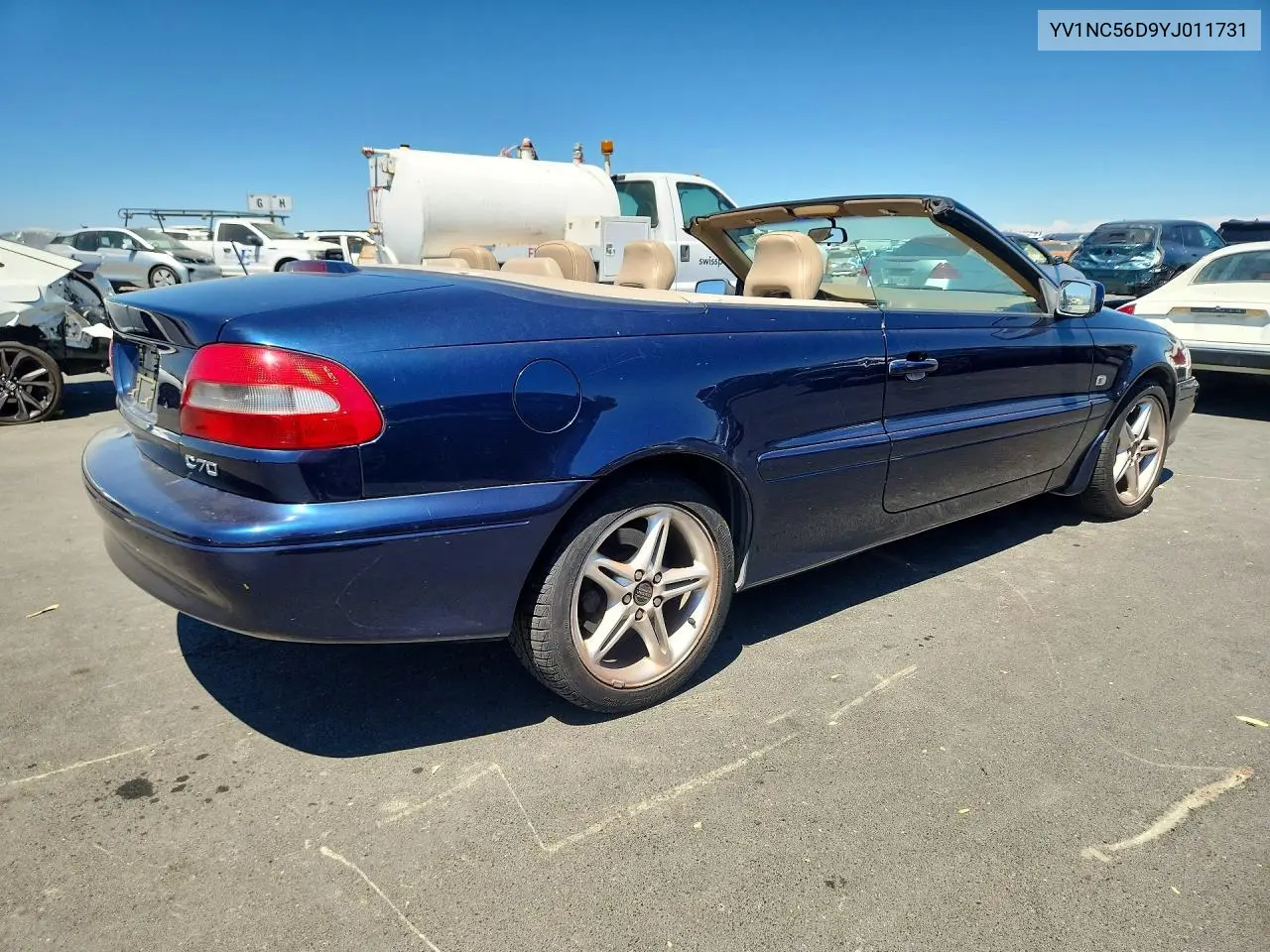 2000 Volvo C70 Turbo VIN: YV1NC56D9YJ011731 Lot: 60298646