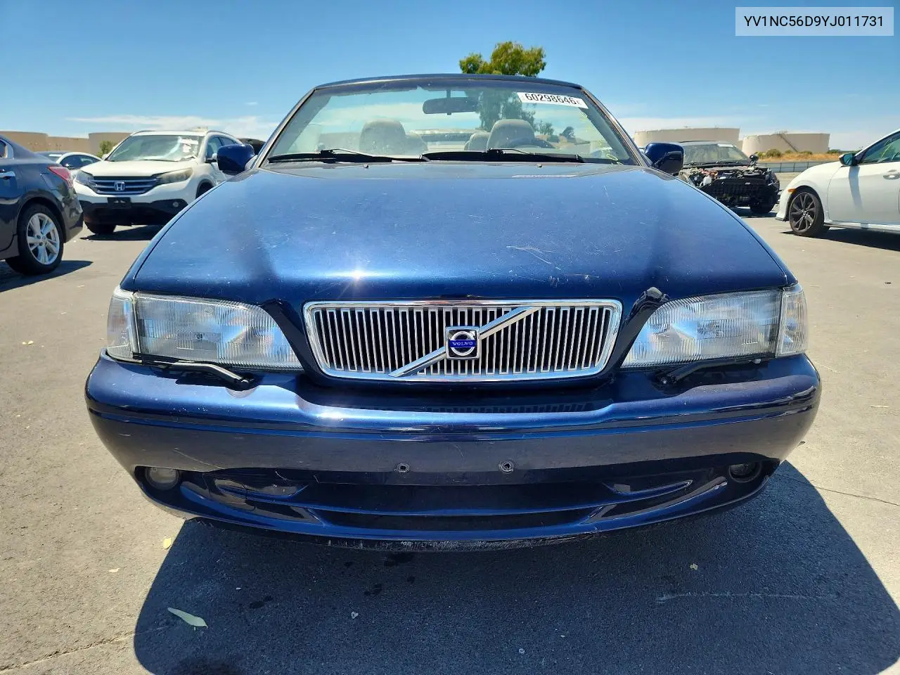 2000 Volvo C70 Turbo VIN: YV1NC56D9YJ011731 Lot: 60298646