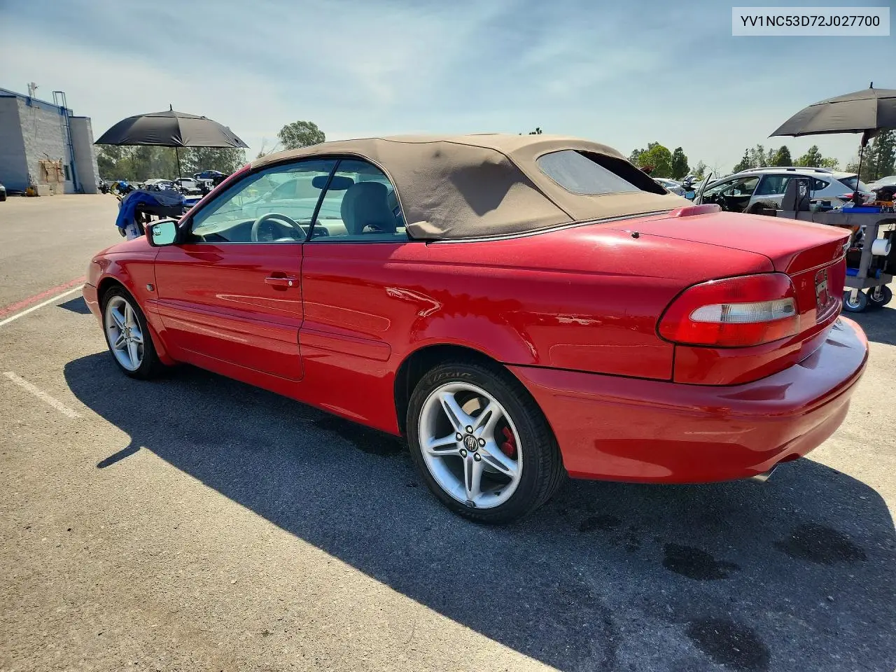 2002 Volvo C70 VIN: YV1NC53D72J027700 Lot: 61402796