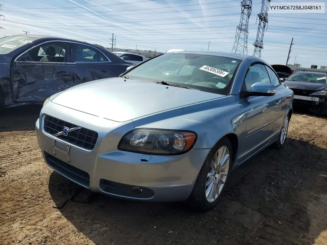 2008 Volvo C70 T5 VIN: YV1MC67258J048161 Lot: 46306386