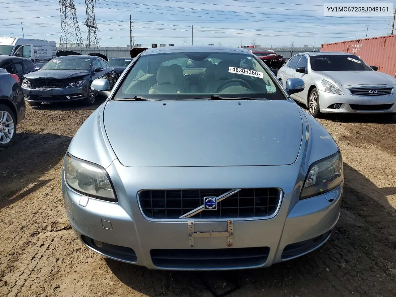 2008 Volvo C70 T5 VIN: YV1MC67258J048161 Lot: 46306386