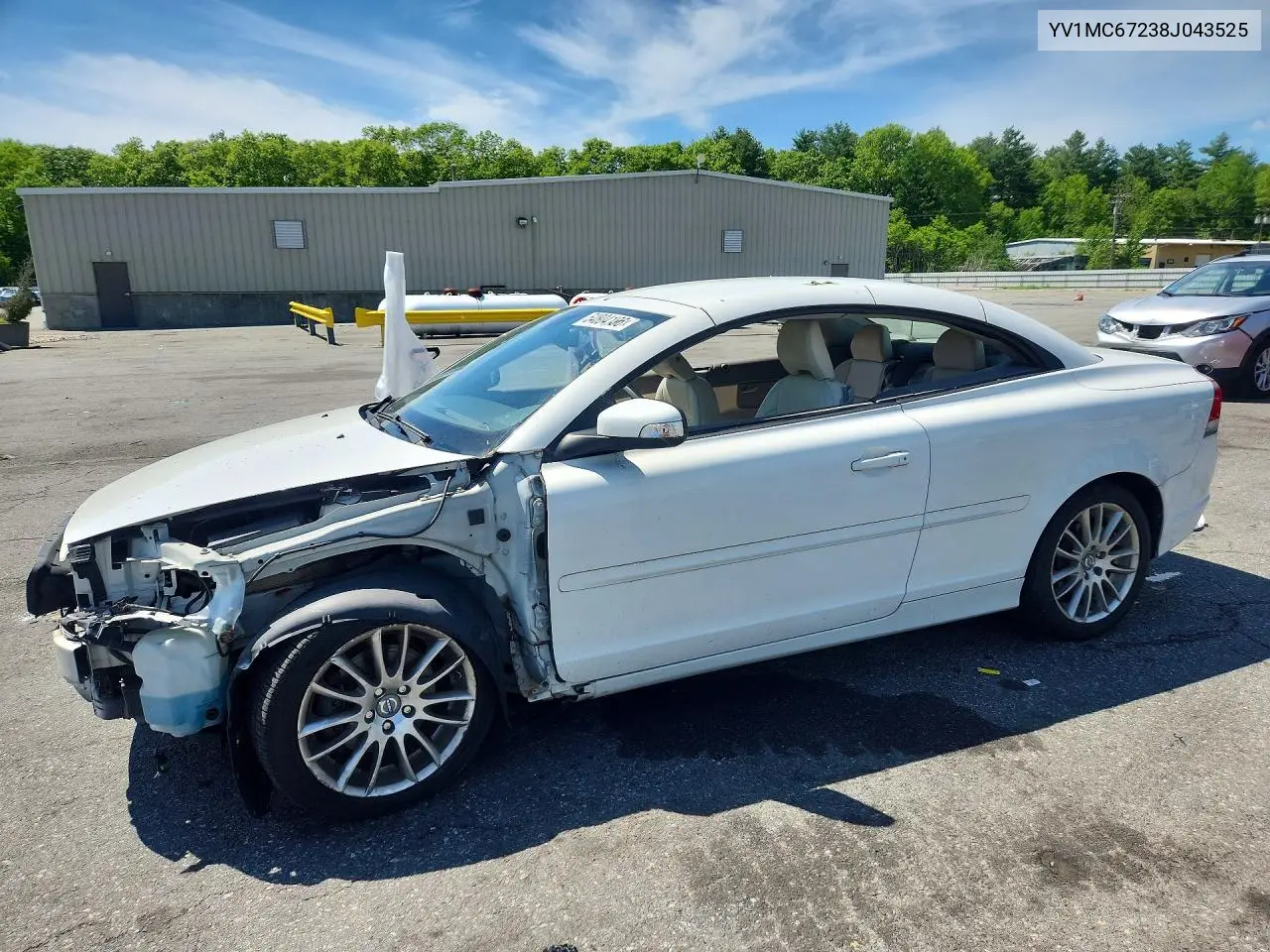 2008 Volvo C70 T5 VIN: YV1MC67238J043525 Lot: 54804166