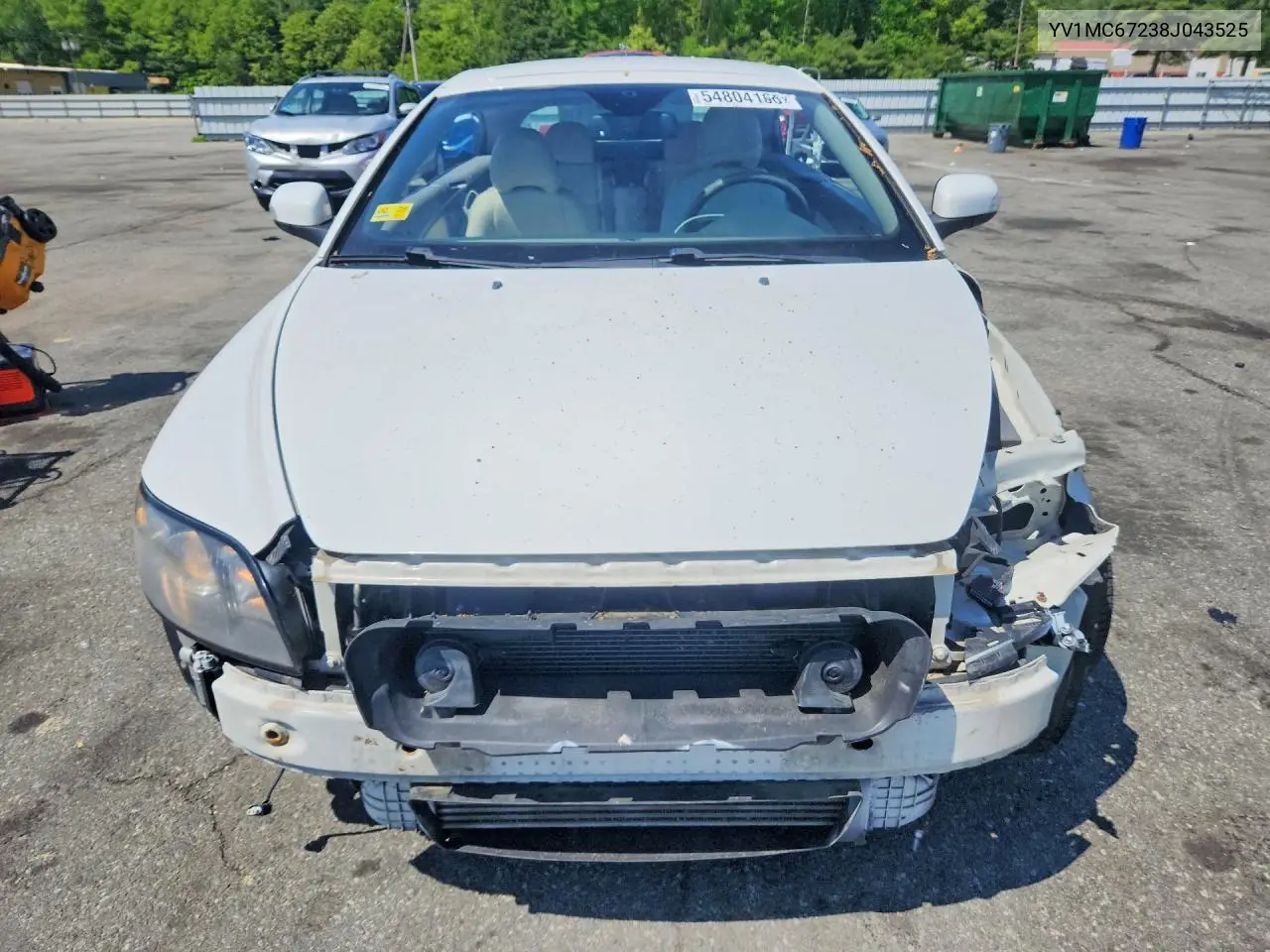 2008 Volvo C70 T5 VIN: YV1MC67238J043525 Lot: 54804166