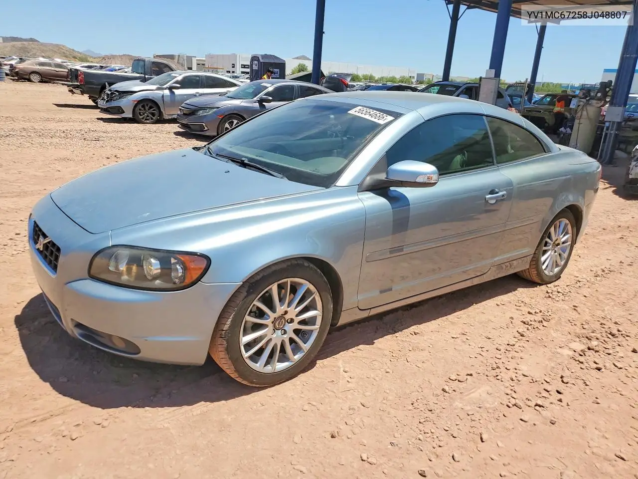 2008 Volvo C70 VIN: YV1MC67258J048807 Lot: 56564686