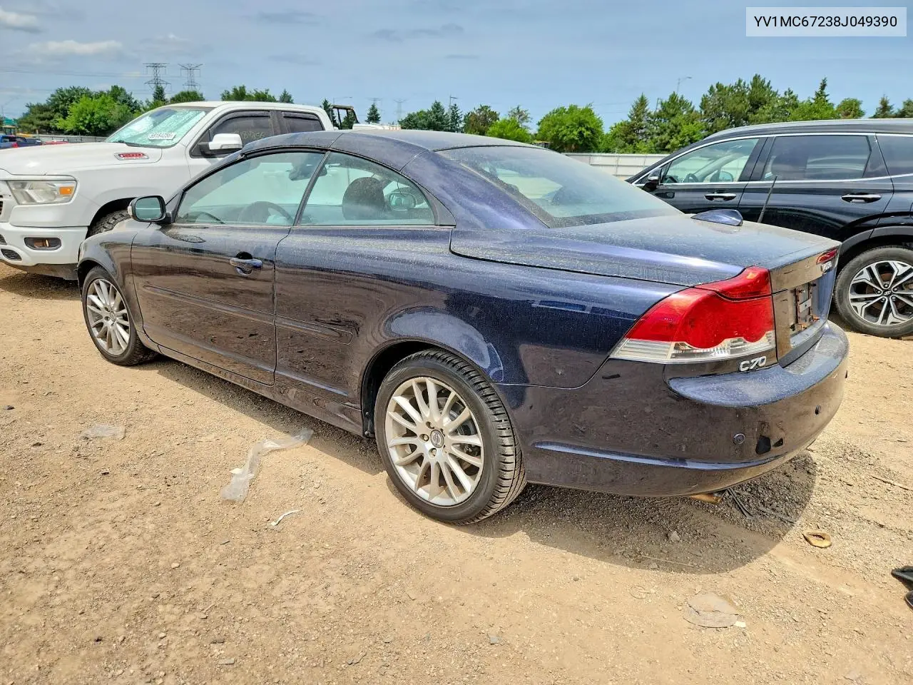 2008 Volvo C70 T5 VIN: YV1MC67238J049390 Lot: 60398016