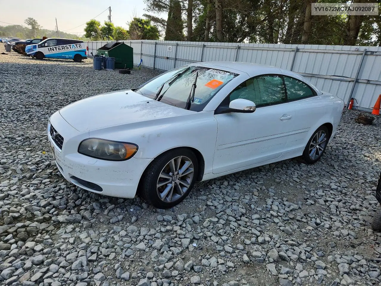 2010 Volvo C70 T5 VIN: YV1672MC7AJ092087 Lot: 61245426