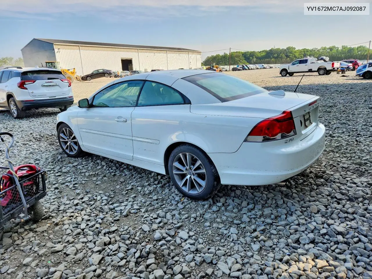 2010 Volvo C70 T5 VIN: YV1672MC7AJ092087 Lot: 61245426