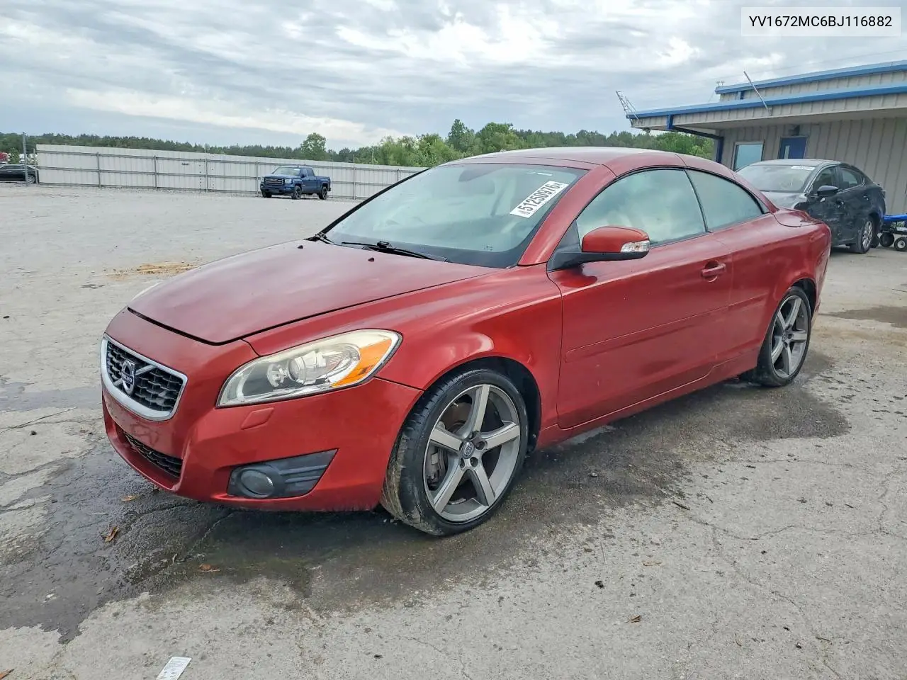 2011 Volvo C70 T5 VIN: YV1672MC6BJ116882 Lot: 51250976