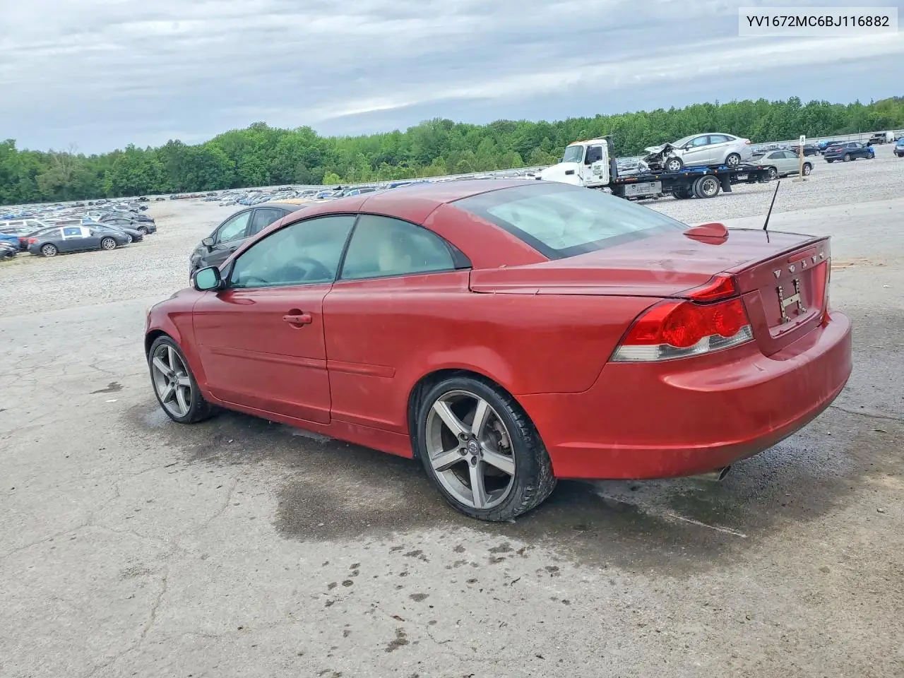 2011 Volvo C70 T5 VIN: YV1672MC6BJ116882 Lot: 51250976