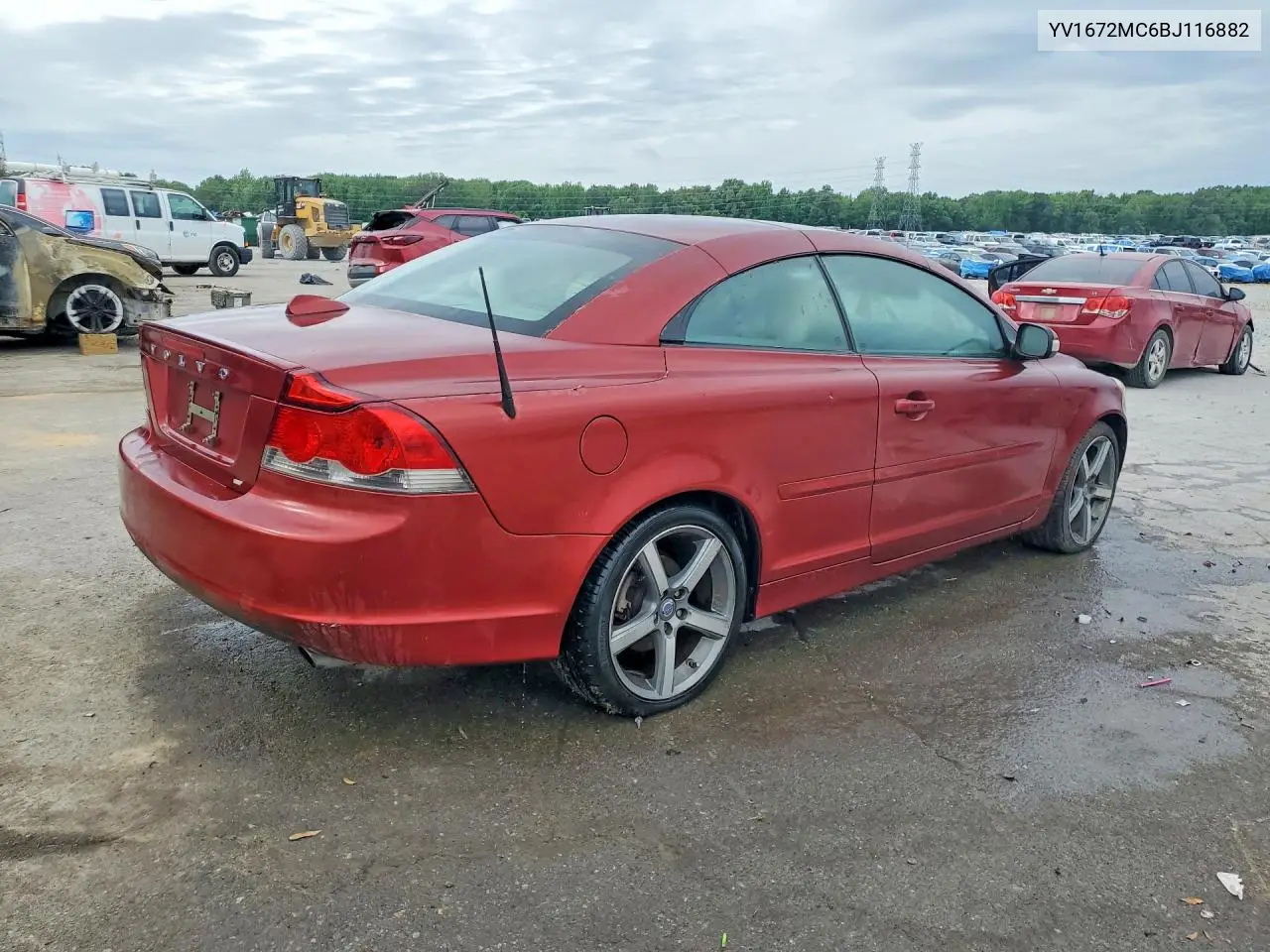 2011 Volvo C70 T5 VIN: YV1672MC6BJ116882 Lot: 51250976