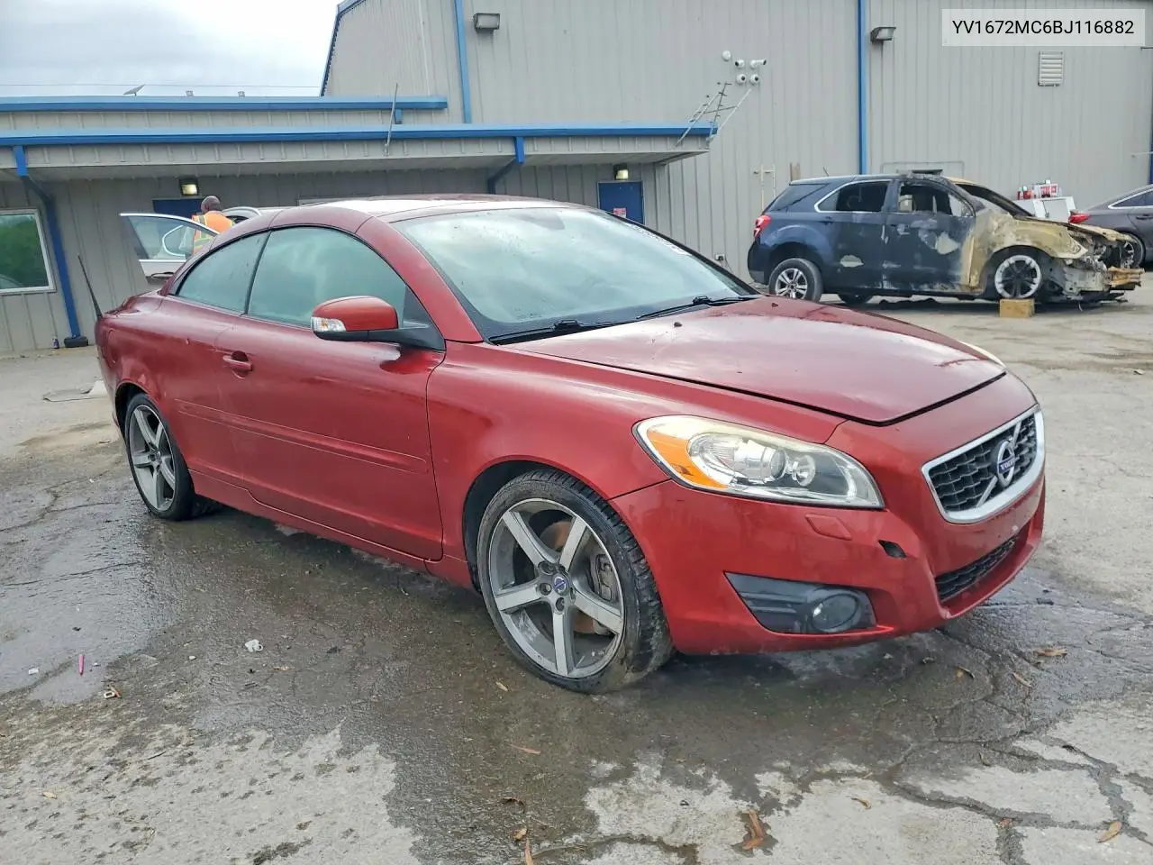 2011 Volvo C70 T5 VIN: YV1672MC6BJ116882 Lot: 51250976