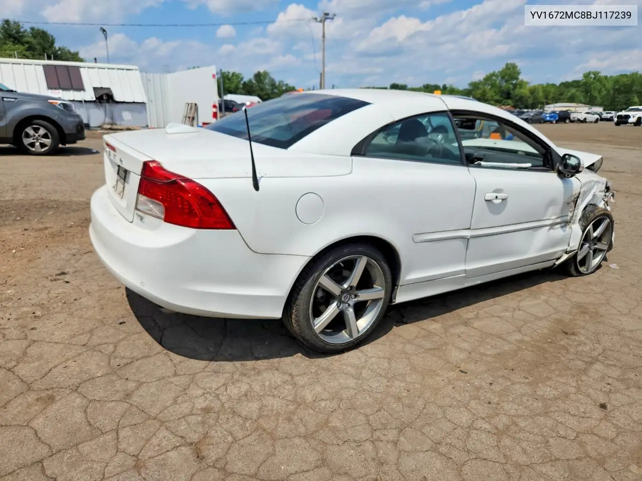 2011 Volvo C70 T5 VIN: YV1672MC8BJ117239 Lot: 56941636
