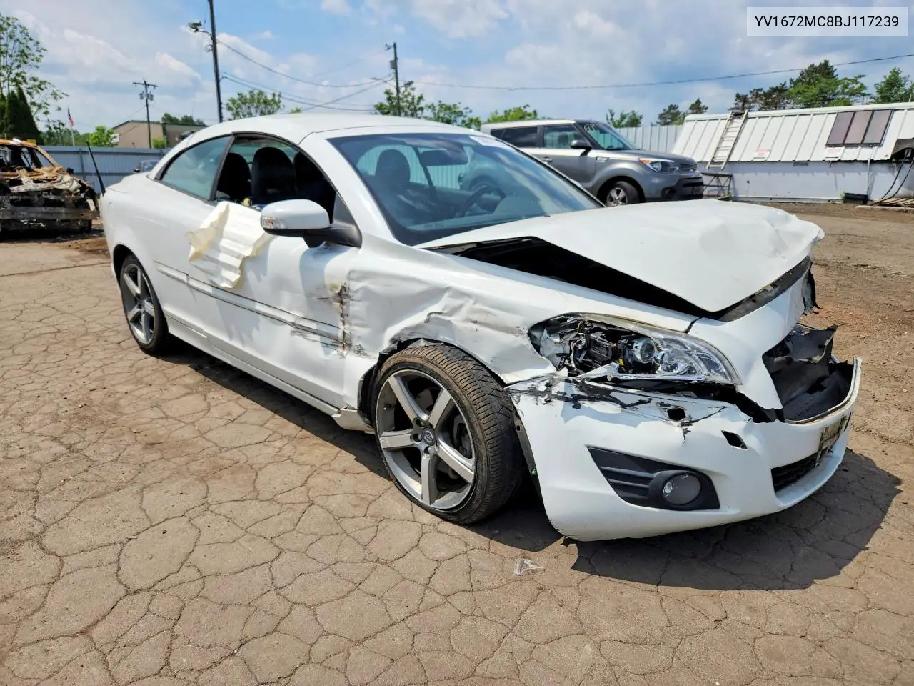 2011 Volvo C70 T5 VIN: YV1672MC8BJ117239 Lot: 56941636