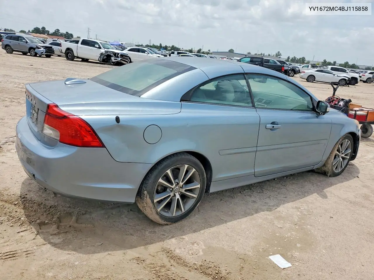 2011 Volvo C70 T5 VIN: YV1672MC4BJ115858 Lot: 60611436