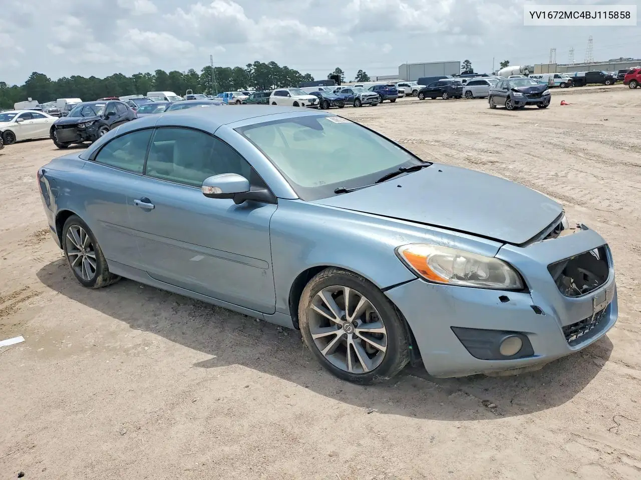 2011 Volvo C70 T5 VIN: YV1672MC4BJ115858 Lot: 60611436