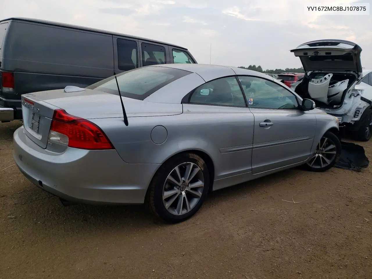2011 Volvo C70 T5 VIN: YV1672MC8BJ107875 Lot: 61478276