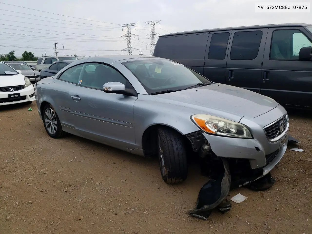2011 Volvo C70 T5 VIN: YV1672MC8BJ107875 Lot: 61478276