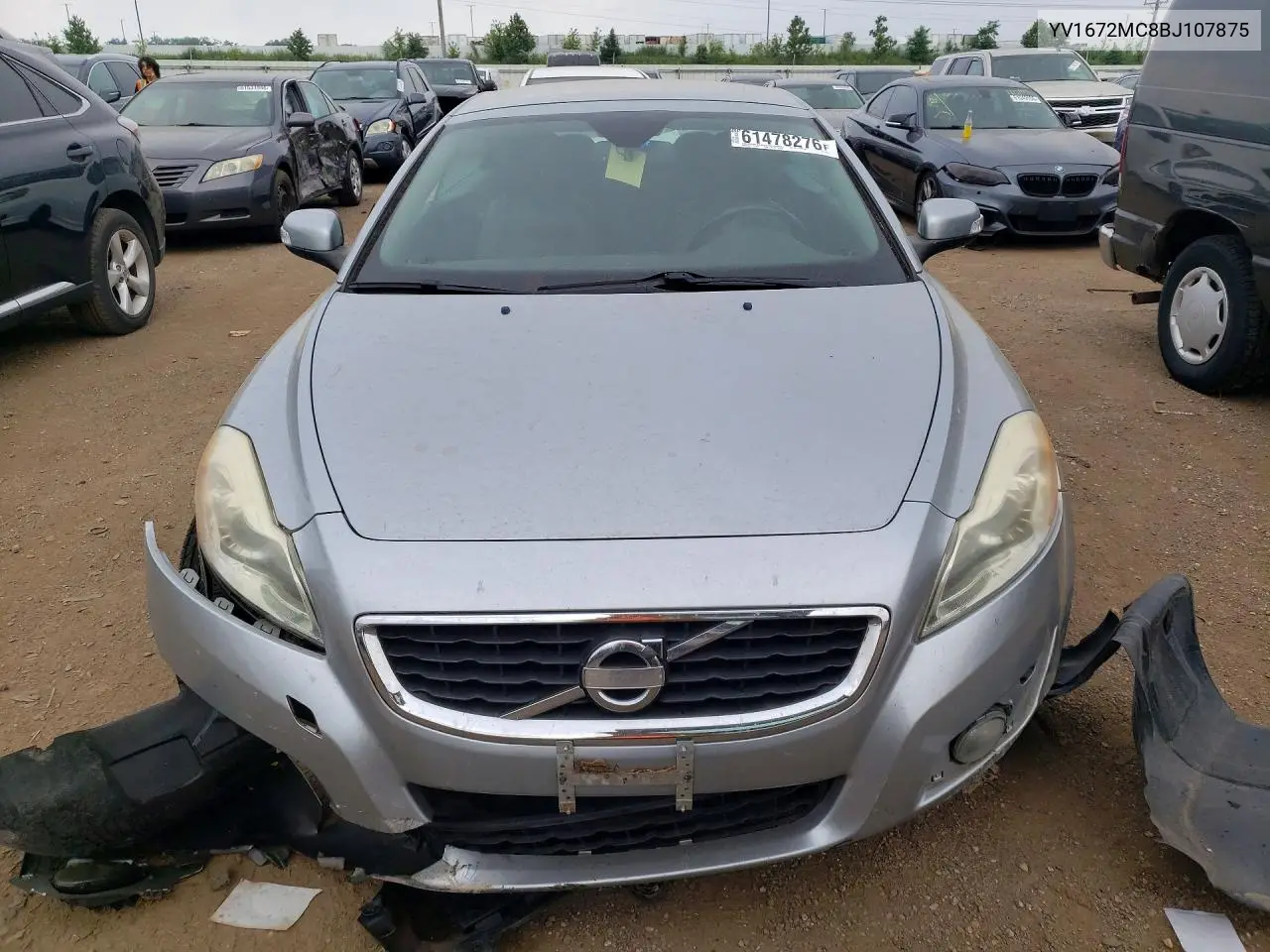 2011 Volvo C70 T5 VIN: YV1672MC8BJ107875 Lot: 61478276