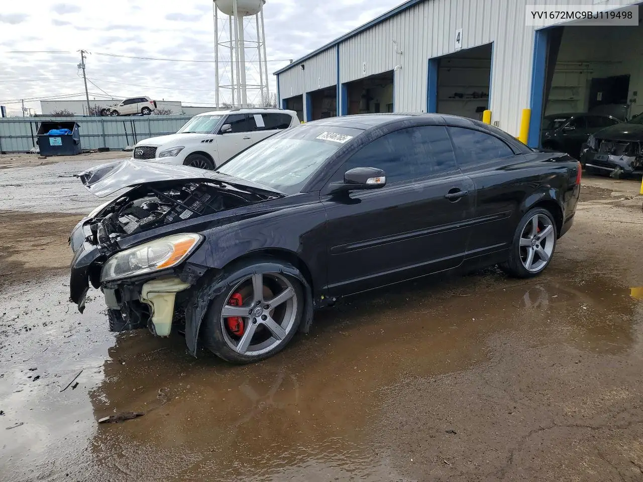 2011 Volvo C70 T5 VIN: YV1672MC9BJ119498 Lot: 79346765