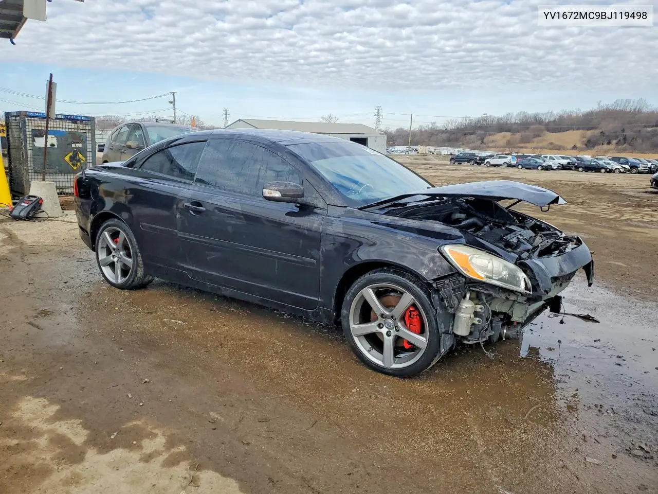 2011 Volvo C70 T5 VIN: YV1672MC9BJ119498 Lot: 79346765