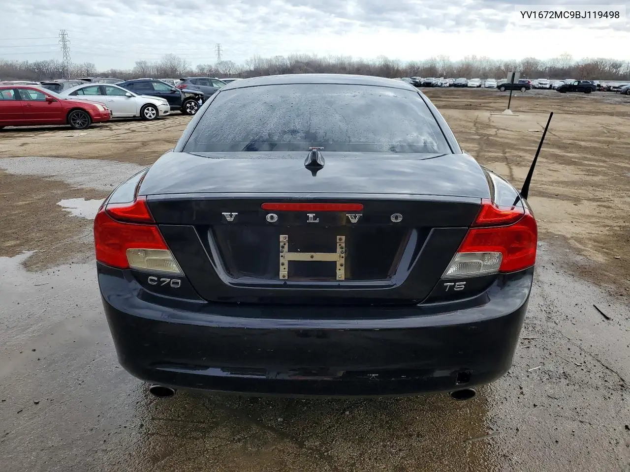 2011 Volvo C70 T5 VIN: YV1672MC9BJ119498 Lot: 79346765